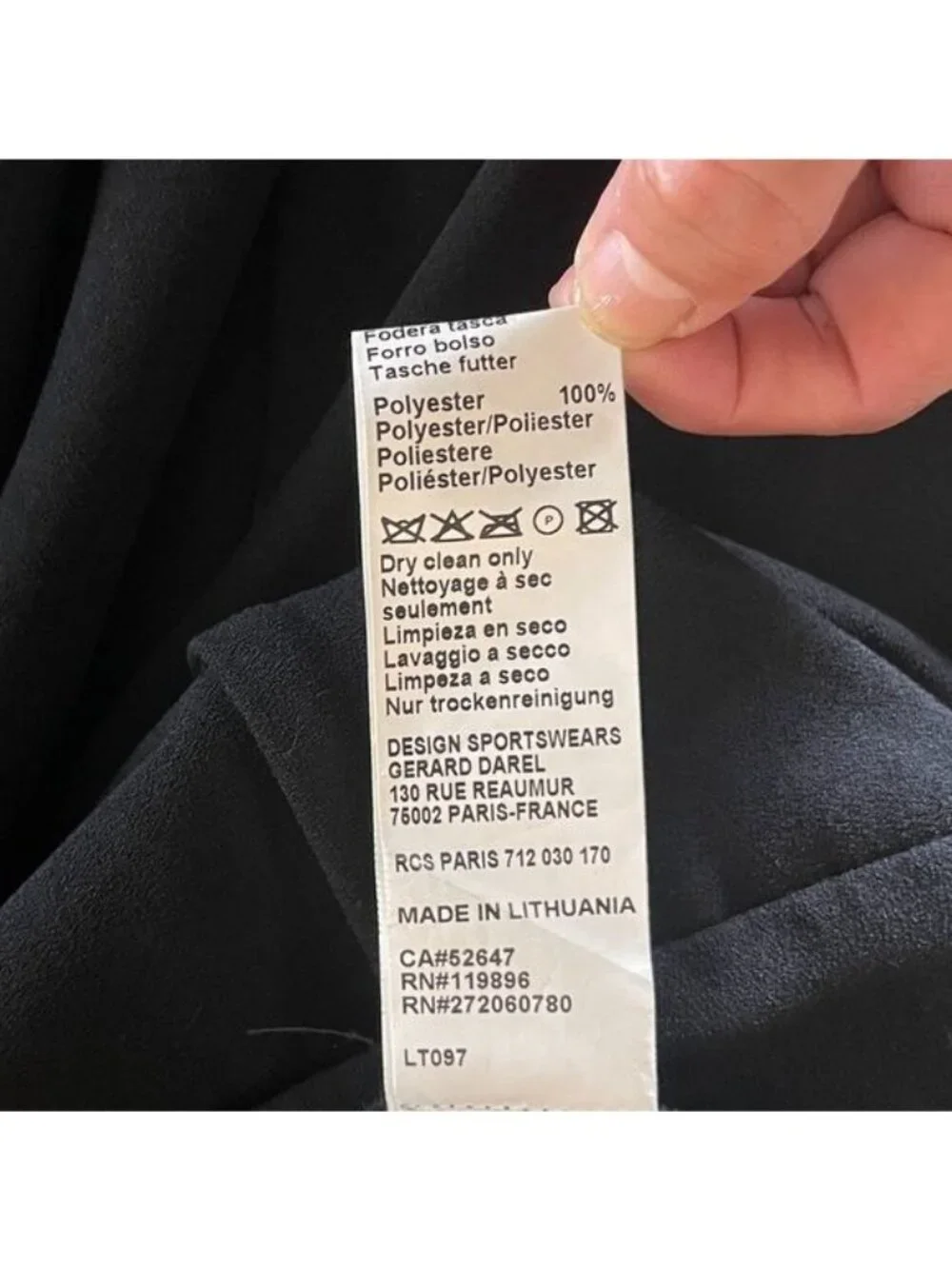 Gerard Darel Black Tapered Pants 8